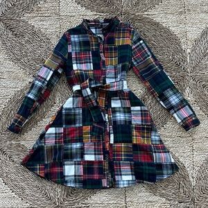 Kiel James Patrick Girls New England Plaid Dress